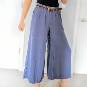 Final Touch : Blue Wide Leg Pants
